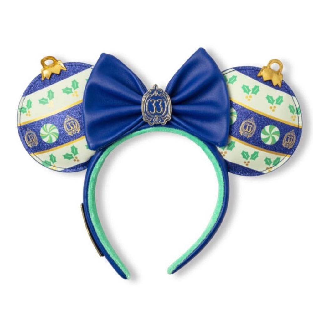 Disneyland Club 33 Christmas Winter Headband Ears